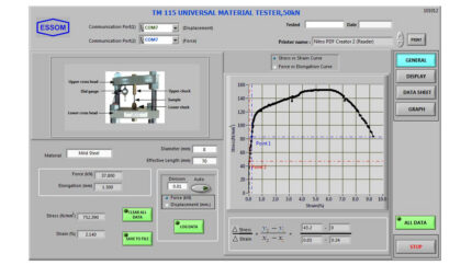 labts.co.id universal testing material ball screw