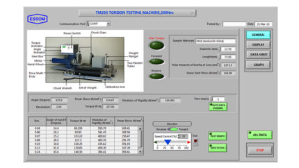 labts.co.id universal testing material ball screw
