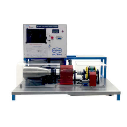 The turbine for educational purposes, is a small two-shaft gas turbine engine with a radial flow compressor and axial flow turbines as in the modern gas turbine power plant.