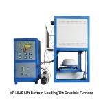 VF-18JS Lift Bottom Loading Tilt Crucible Furnace