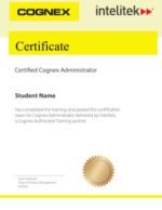 Cognex Machine Vision Administrator Certification